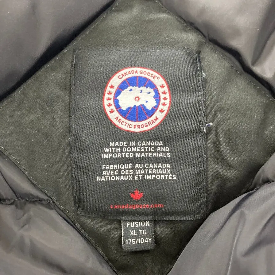 極美品◆カナダグース ダウンジャケット ラングフォード パーカ 2062MA フュージョン メンズ グレー系 サイズXL CANADA GOOSE LANGFORD PARKA 【AFA6】