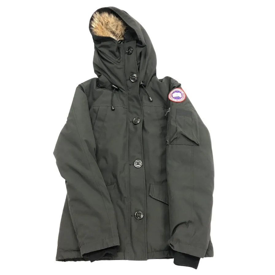 美品◆カナダグース ダウンジャケット 2530LA モンテベロパーカー サイズS レディース ブラック CANADA GOOSE MONTEBELLO PARKA 【AFB35】