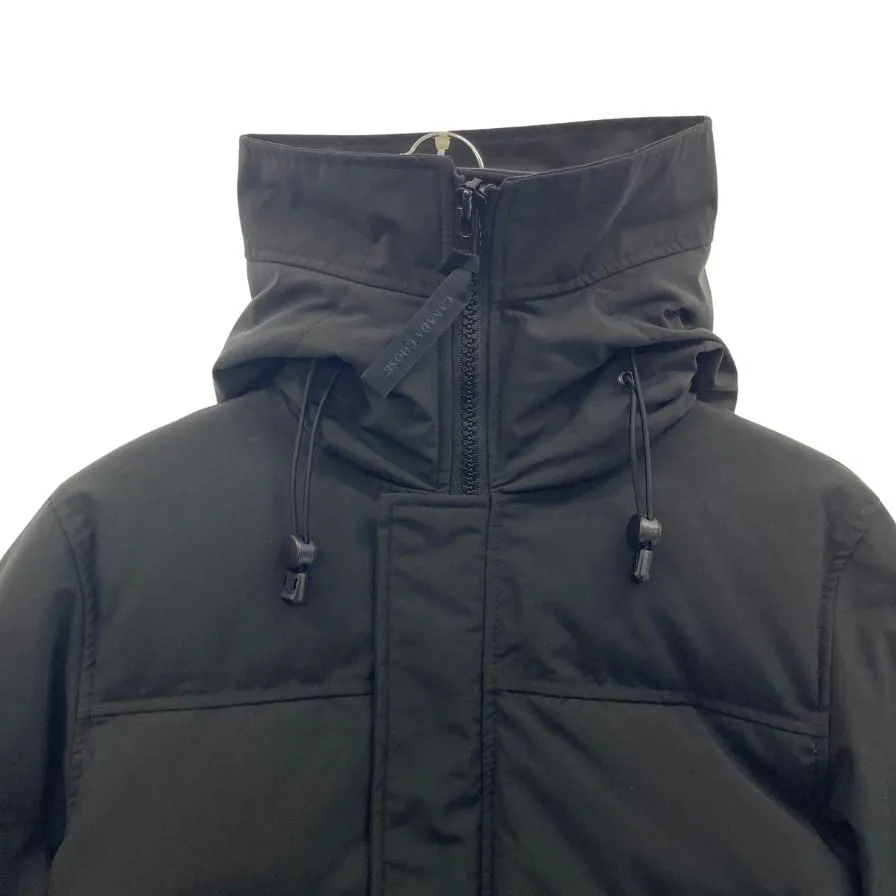 極美品◆カナダグース ブラックレーベル ダウンジャケット マクミラン パーカ 3804MB サイズS ブラック CANADA GOOSE MACMILLAN PARKA メンズ【AFA11】