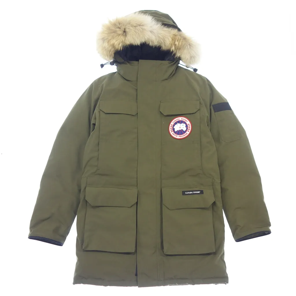 極美品◆カナダグース ダウンジャケット 4567M シタデル パーカー メンズ カーキ サイズM CANADA GOOSE CITADEL PARKA【AFA12】