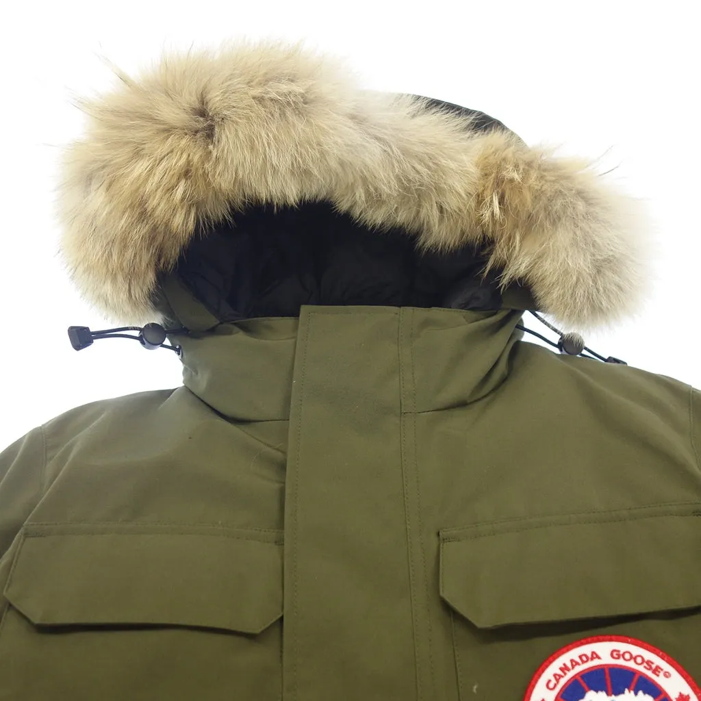 極美品◆カナダグース ダウンジャケット 4567M シタデル パーカー メンズ カーキ サイズM CANADA GOOSE CITADEL PARKA【AFA12】