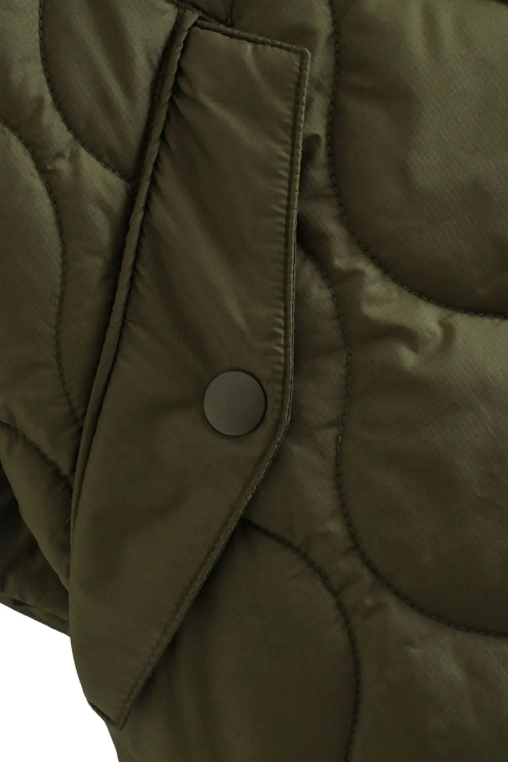 ' Kevin' Cape-Style Cotton Half-Sleeve Jacket