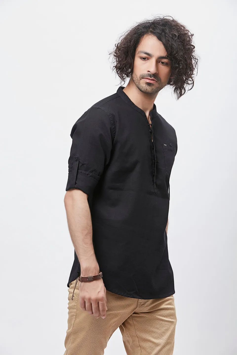 100% Cotton Waffle Textured Kurta