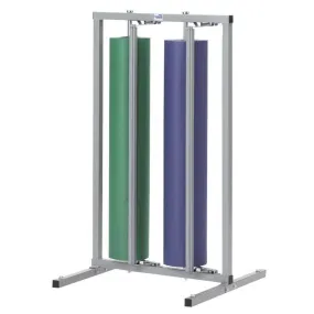 36" Double Roll Vertical Paper Rack with Casters