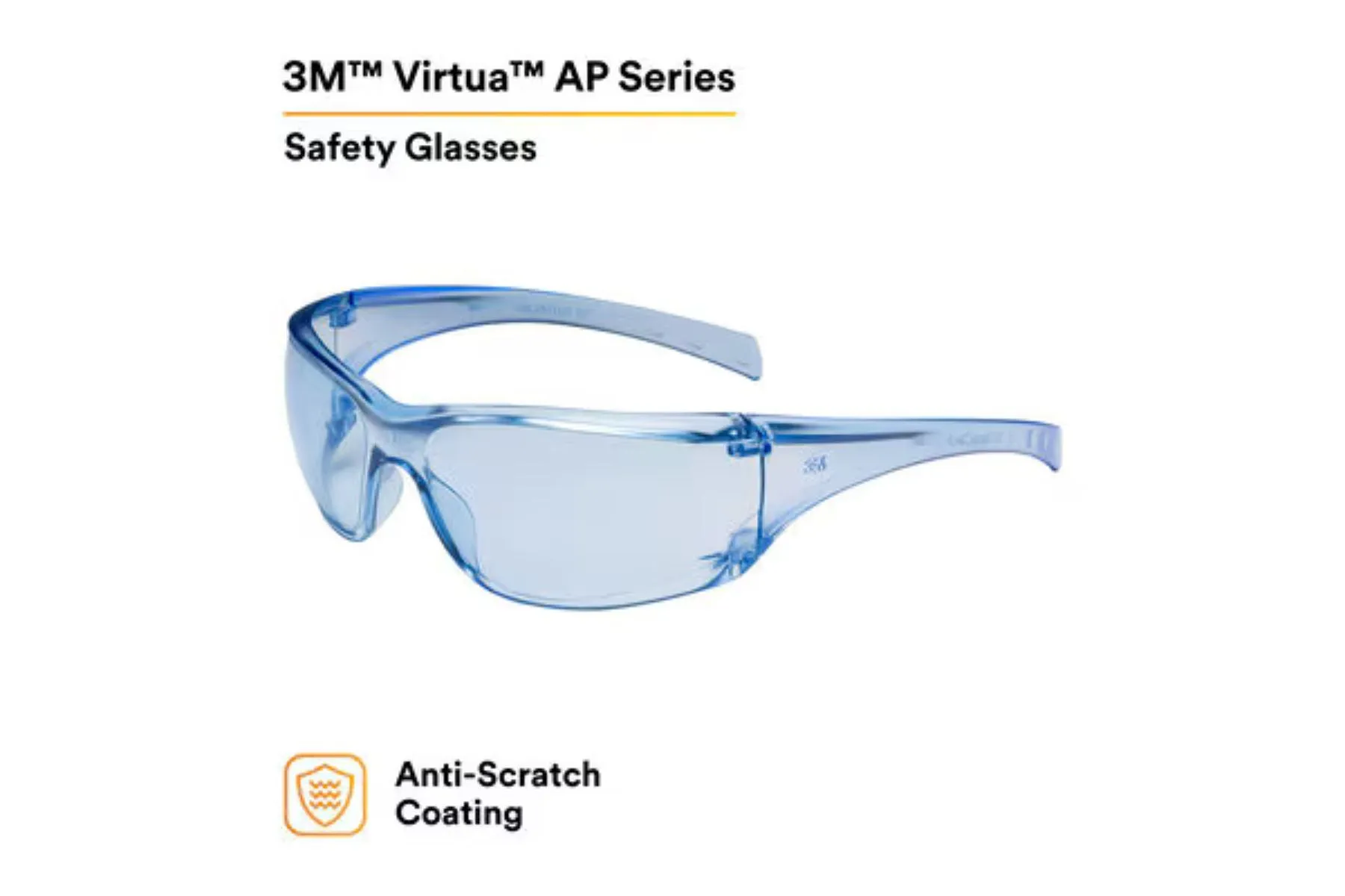 3M Virtua AP Protective Eyewear Safety Glasses Hard Coat Lens Anti-Scratch Coating UV Protection