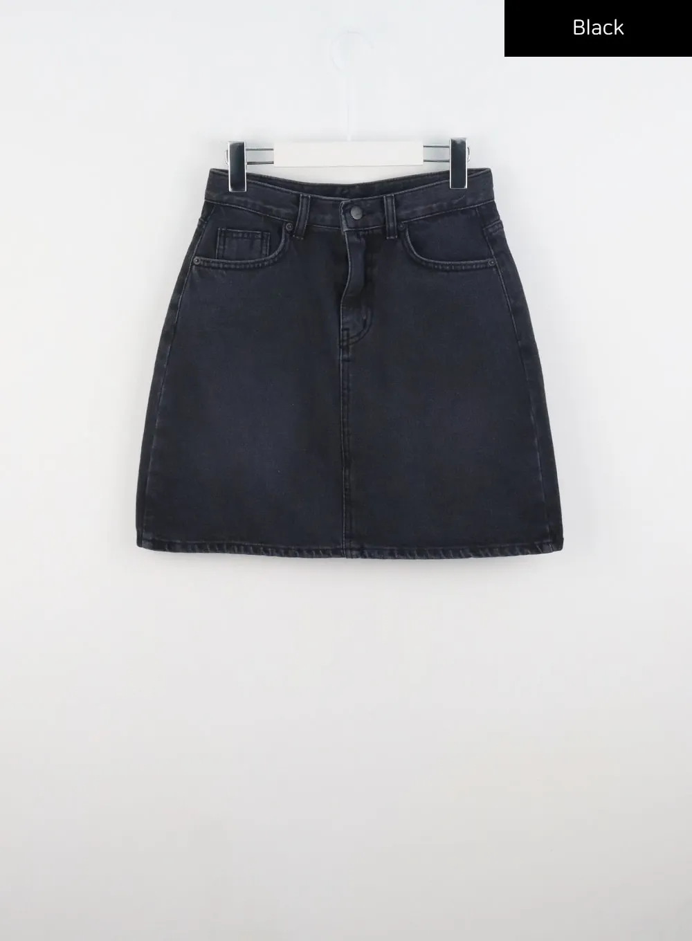 A-Line Denim Midi Skirt CL312