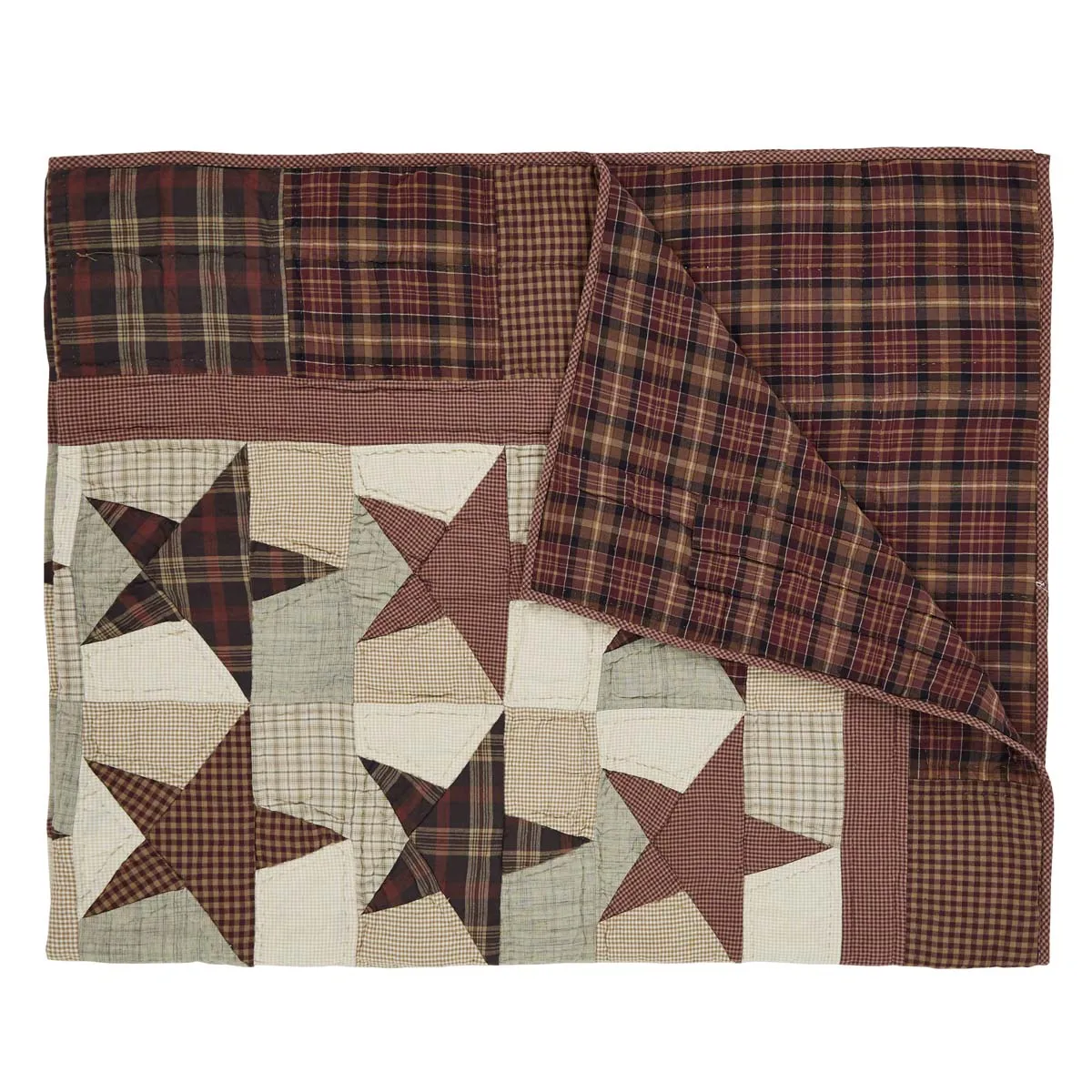 Abilene Star Quilted Throw 70x55