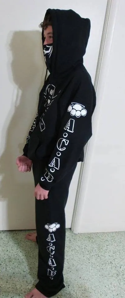 ACAB Gear Sweatsuit Full Outfit Hoodie Pants Free Bandana