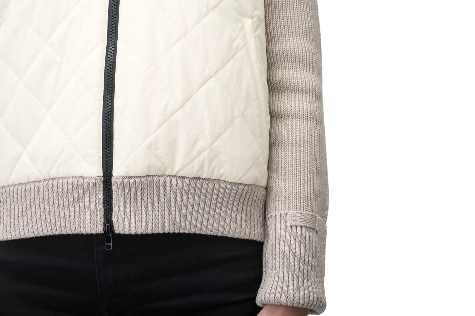 Ada Women's Quilted Full Zip Sweater - NEXT by Nobis