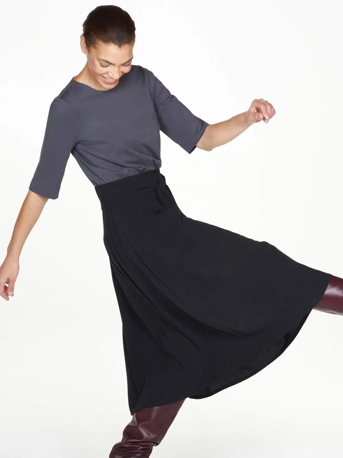 Alderose Organic Cotton & Tencel™  Midi Dress