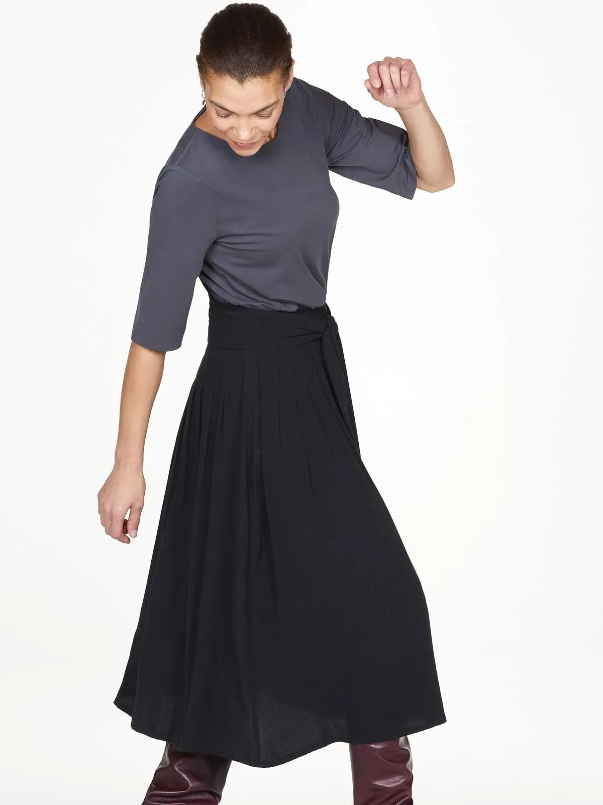 Alderose Organic Cotton & Tencel™  Midi Dress