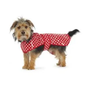 Ancol - Polka Dot Rain Coat - Red - Large