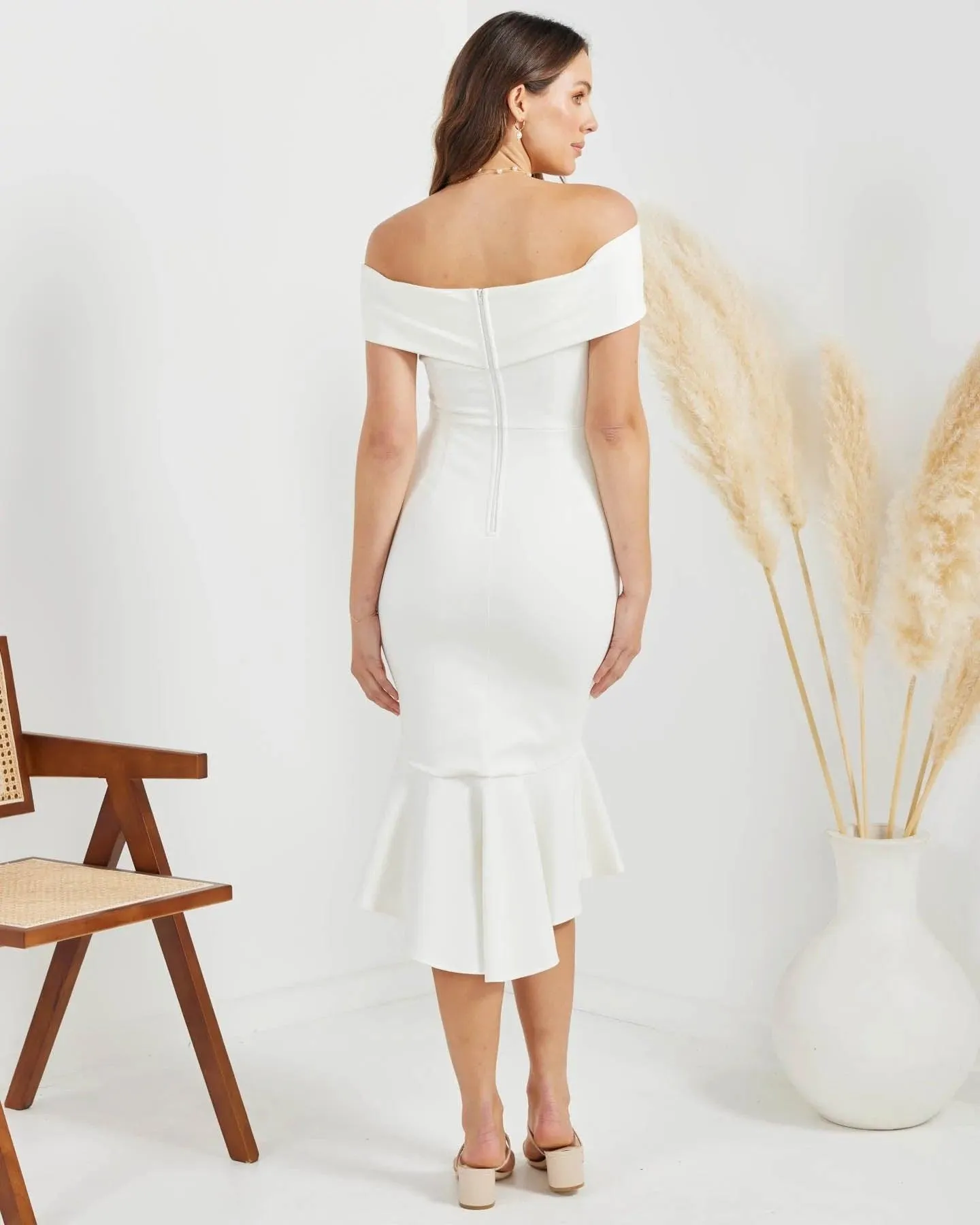 Ariana Dress- White