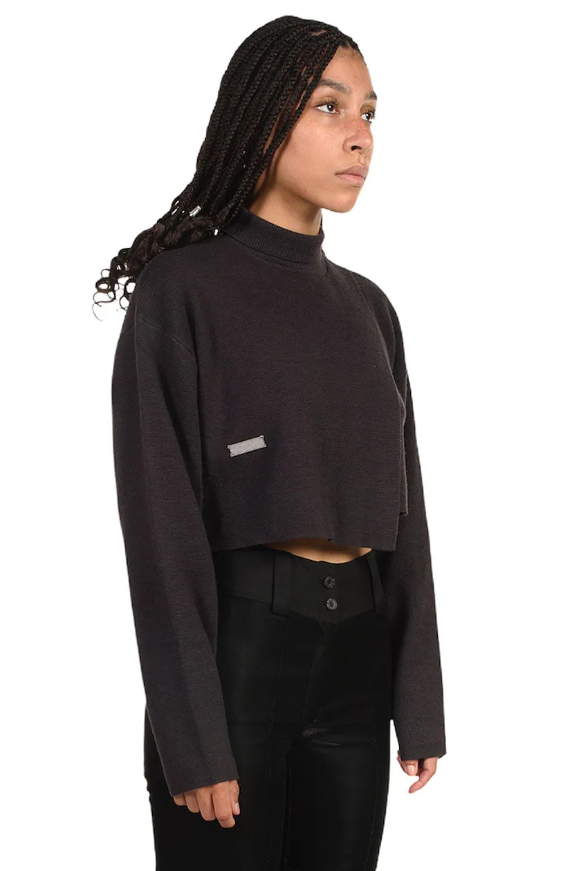 Asymmetrical Turtleneck Sweater