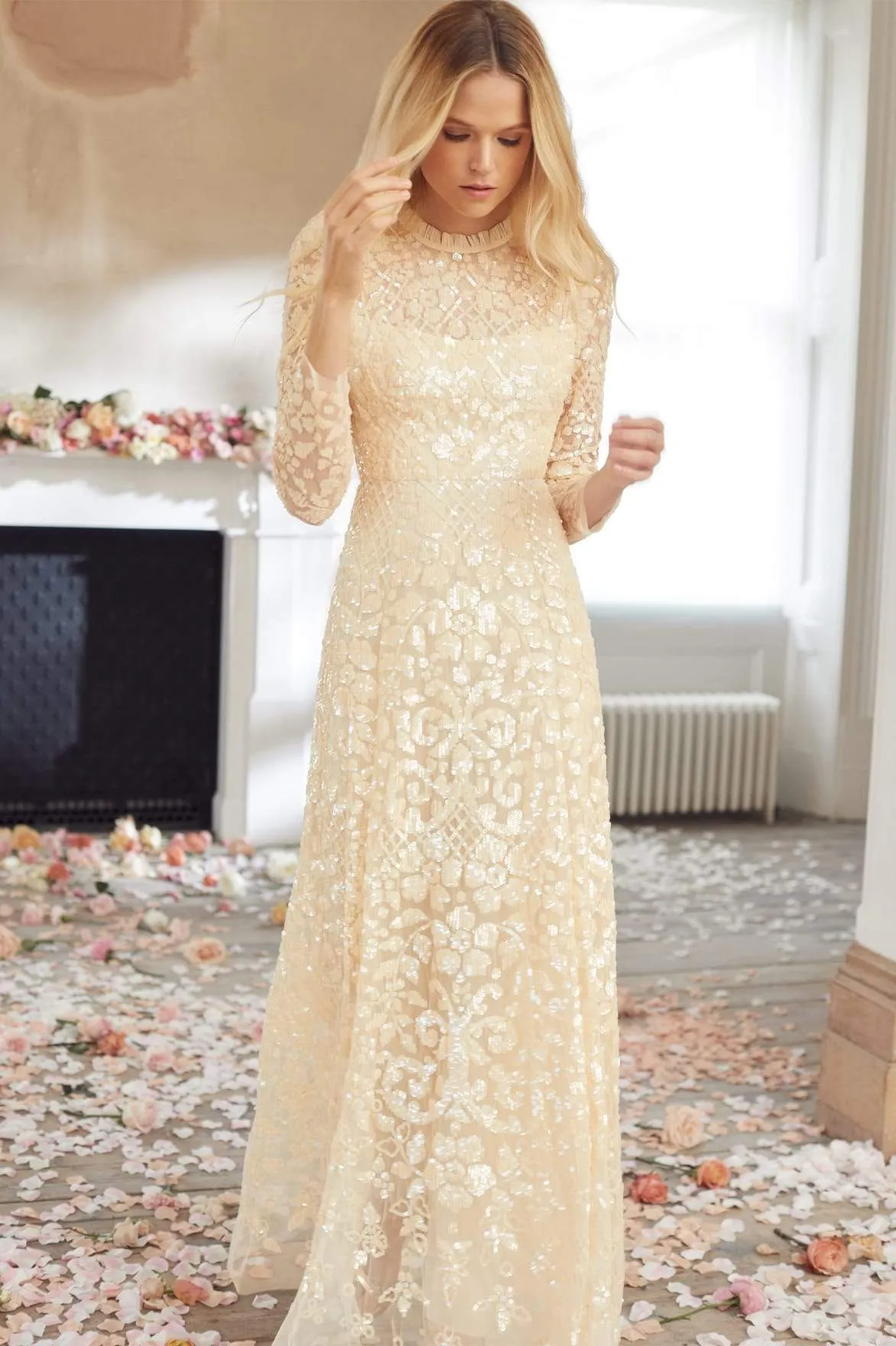 Aurelia Long Sleeve Gown