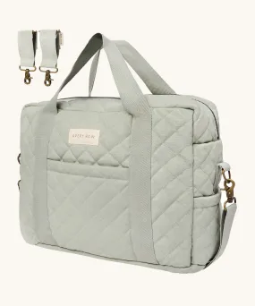 Avery Row Nappy Changing Bag - Sage