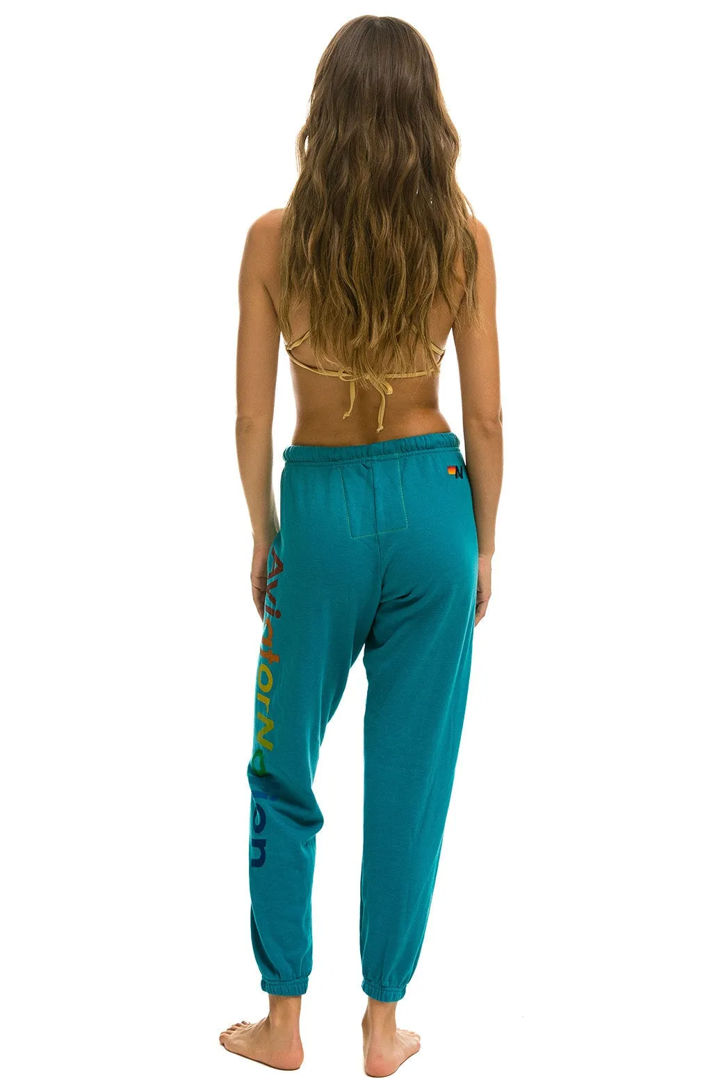 AVIATOR NATION MIAMI - SWEATPANTS TEAL