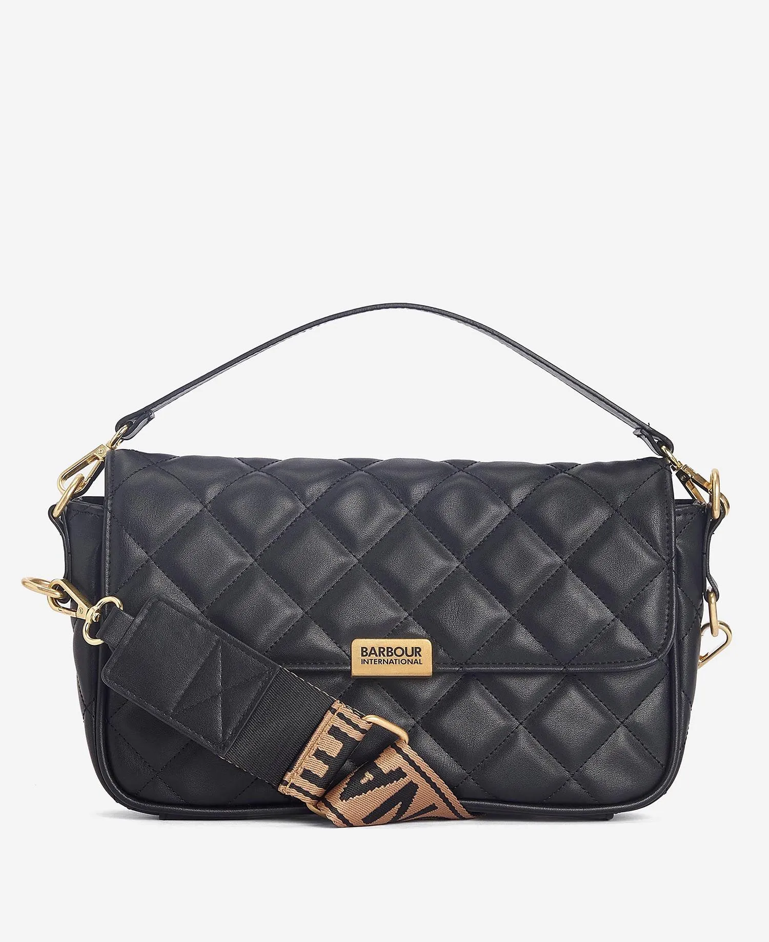 Barbour Quilted Soho Crossbody Ladies Bag in Black