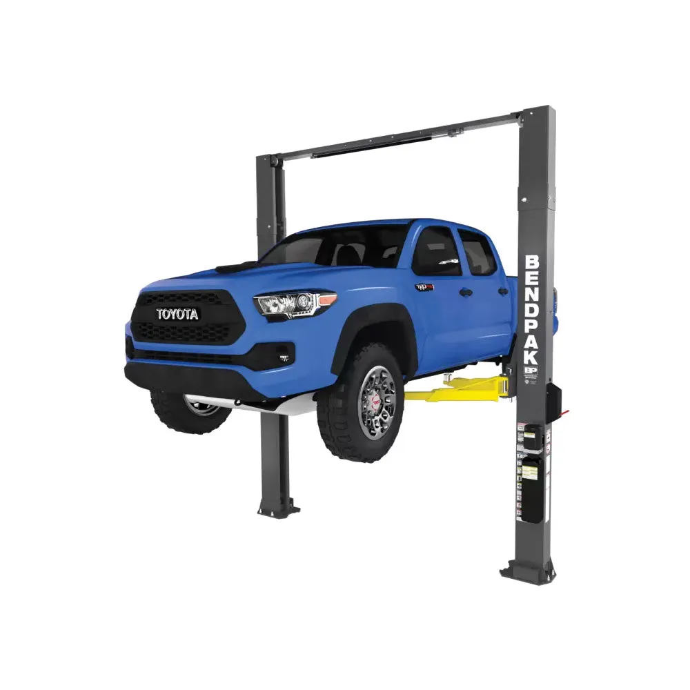 BendPak 10AP-168 2-Post Car Lift 10000 lbs Capacity ClearFloor Adjustable Width Base- 168" Height