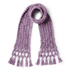 Bernat Twisted Fringe Knit Scarf