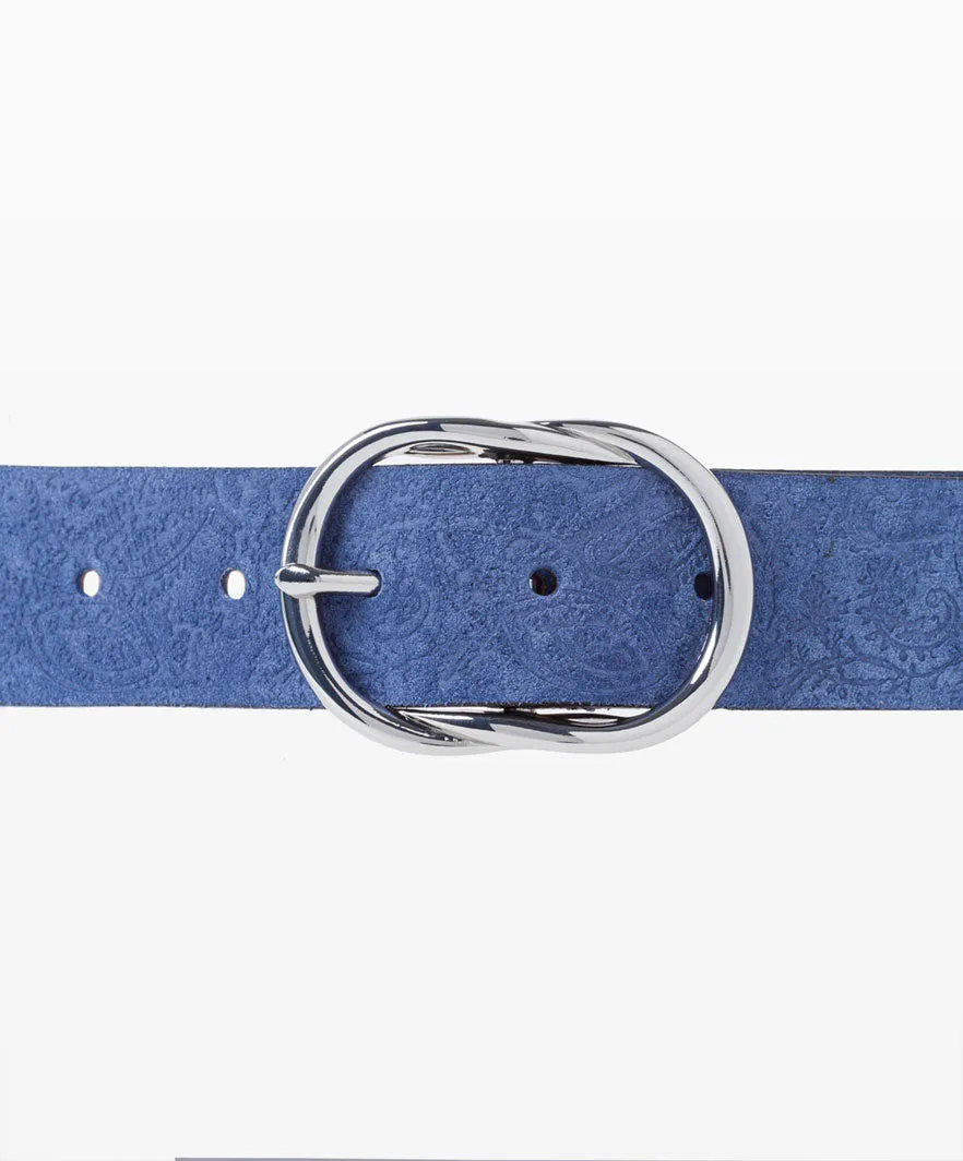 Brax Paisley Leather Embossed Belt 52-0877