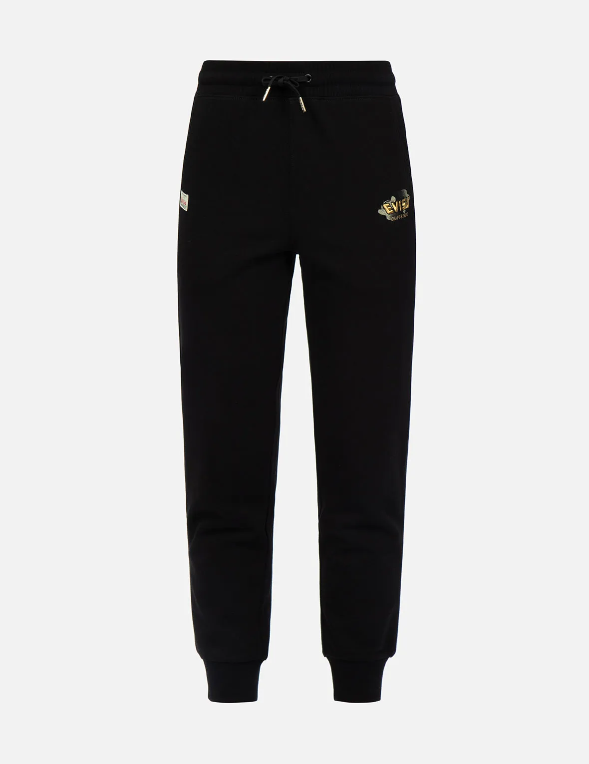 Brocade Seagull Appliqué and Logo Embroidery Sweatpants