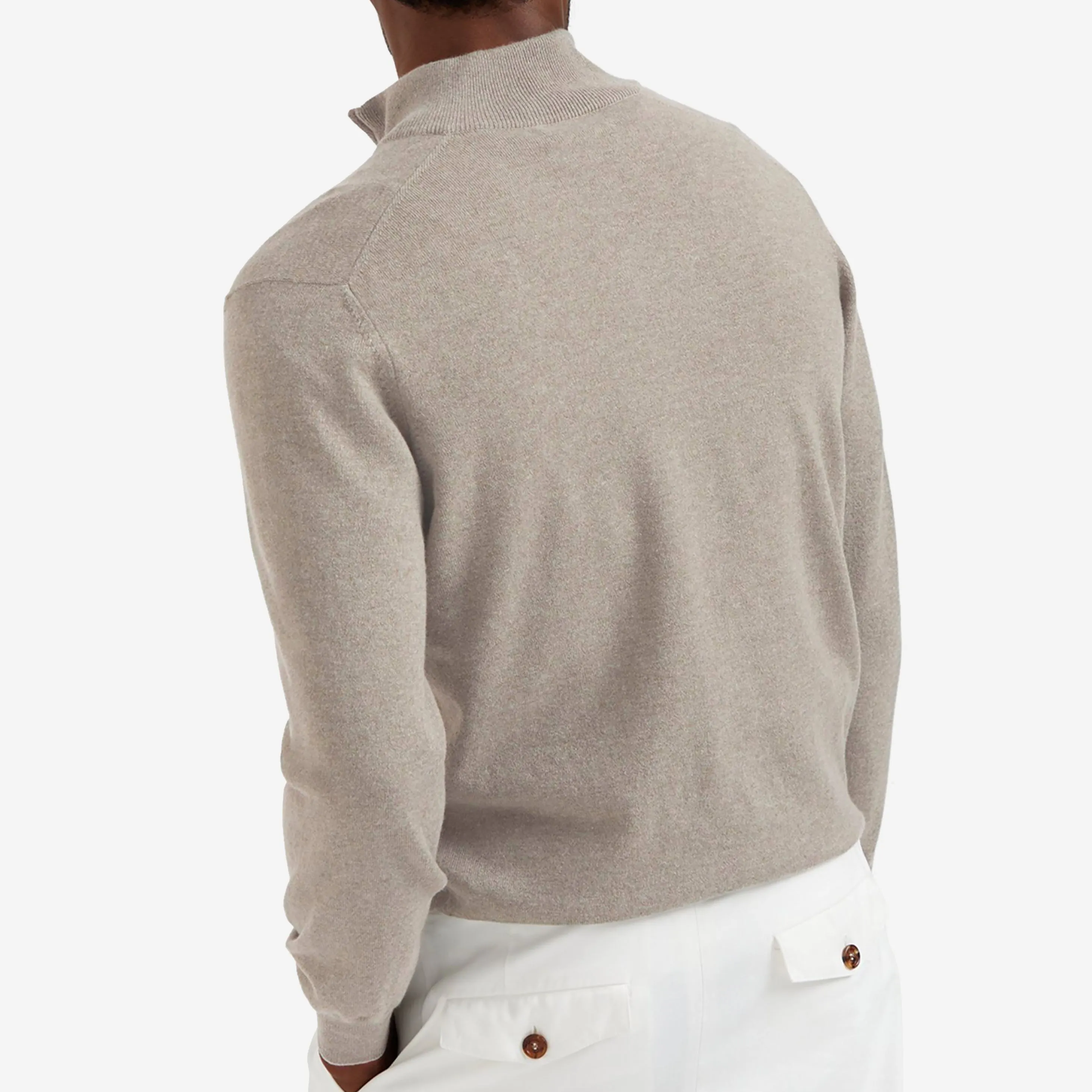 Brunello Cucinelli ZIP Cashmere Turtleneck