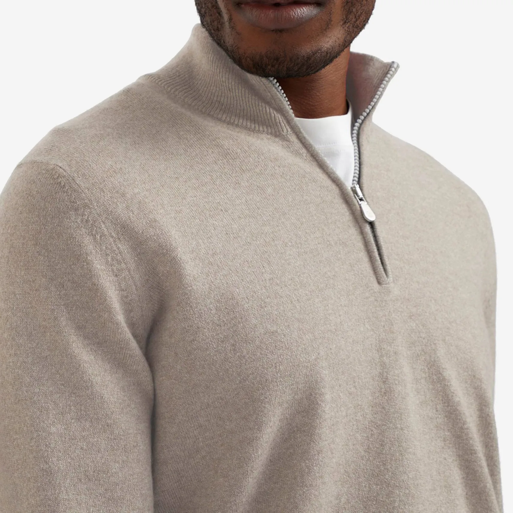 Brunello Cucinelli ZIP Cashmere Turtleneck