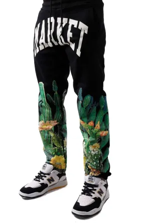 Cactus Arc Sweatpants - Black