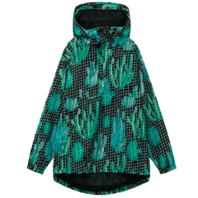 Cactuses Rainy Hooded Coat