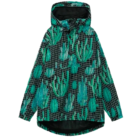 Cactuses Rainy Hooded Coat