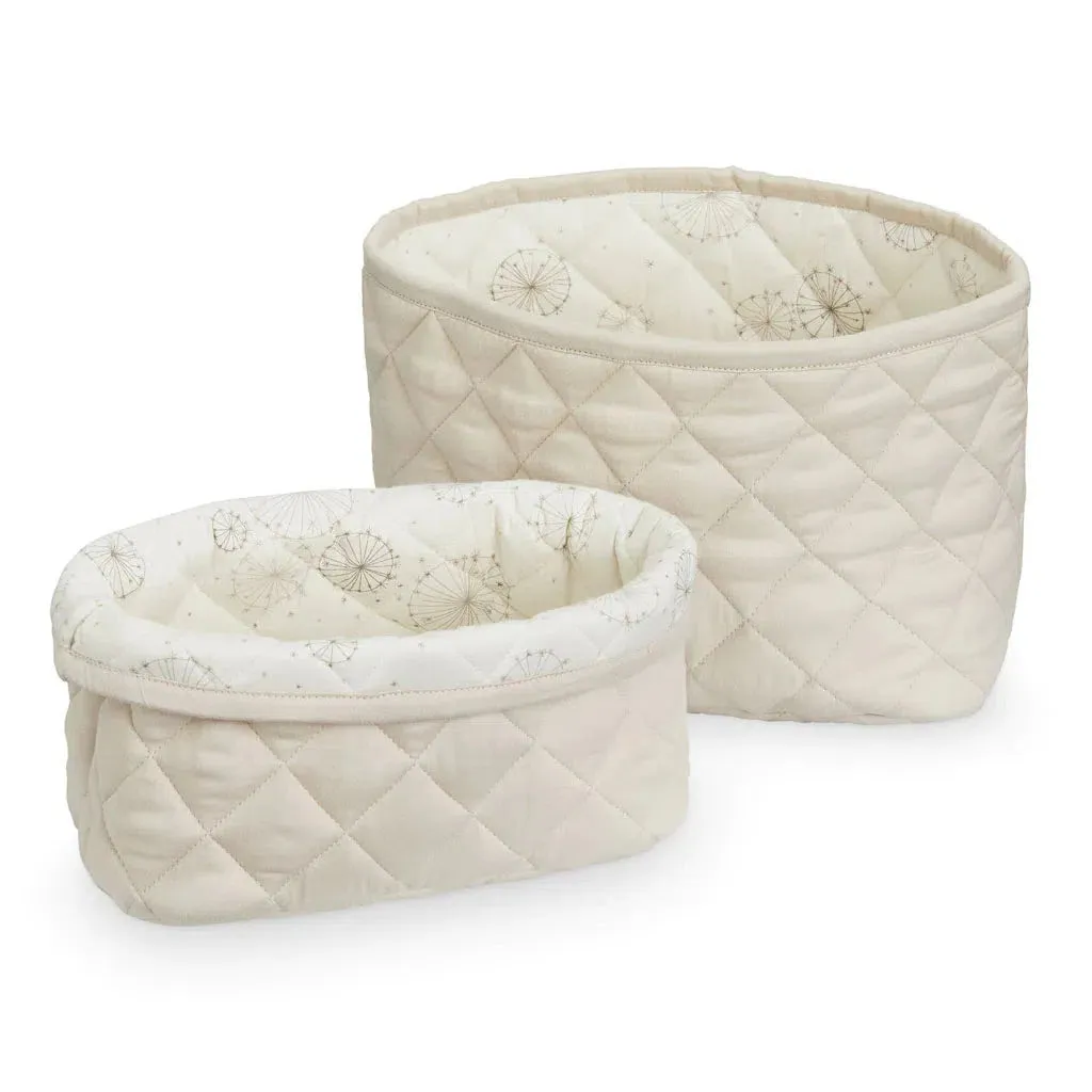 Cam Cam Copenhagen, Set of 2 Quilted Storage Baskets