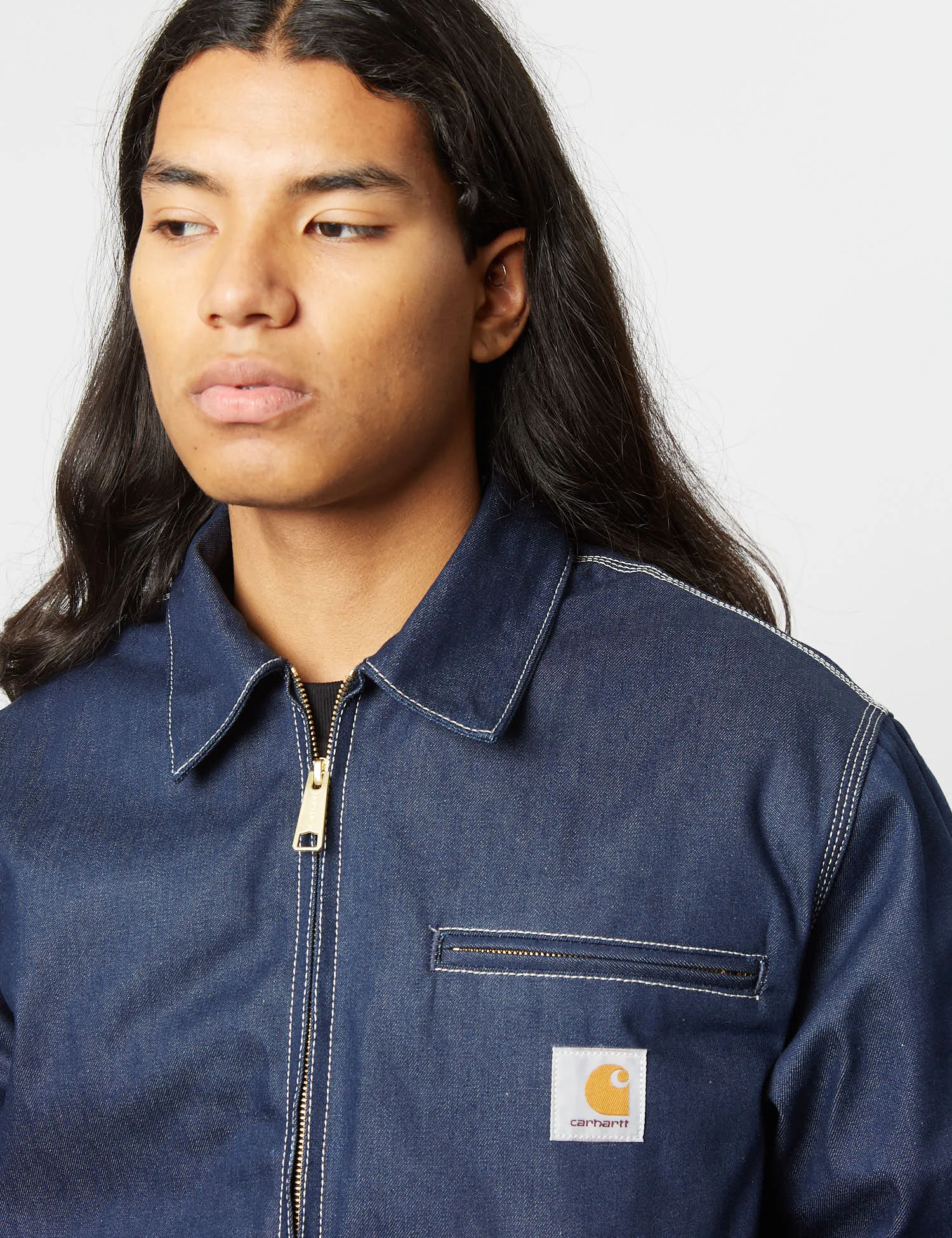 Carhartt WIP OG Detroit Jacket (Norco Denim) - Blue