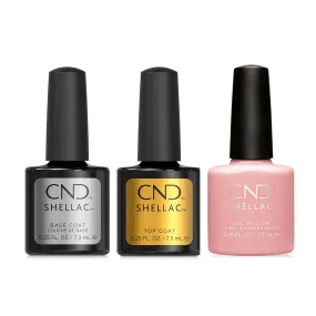 CND - Shellac Combo - Base, Top & Nude Knickers