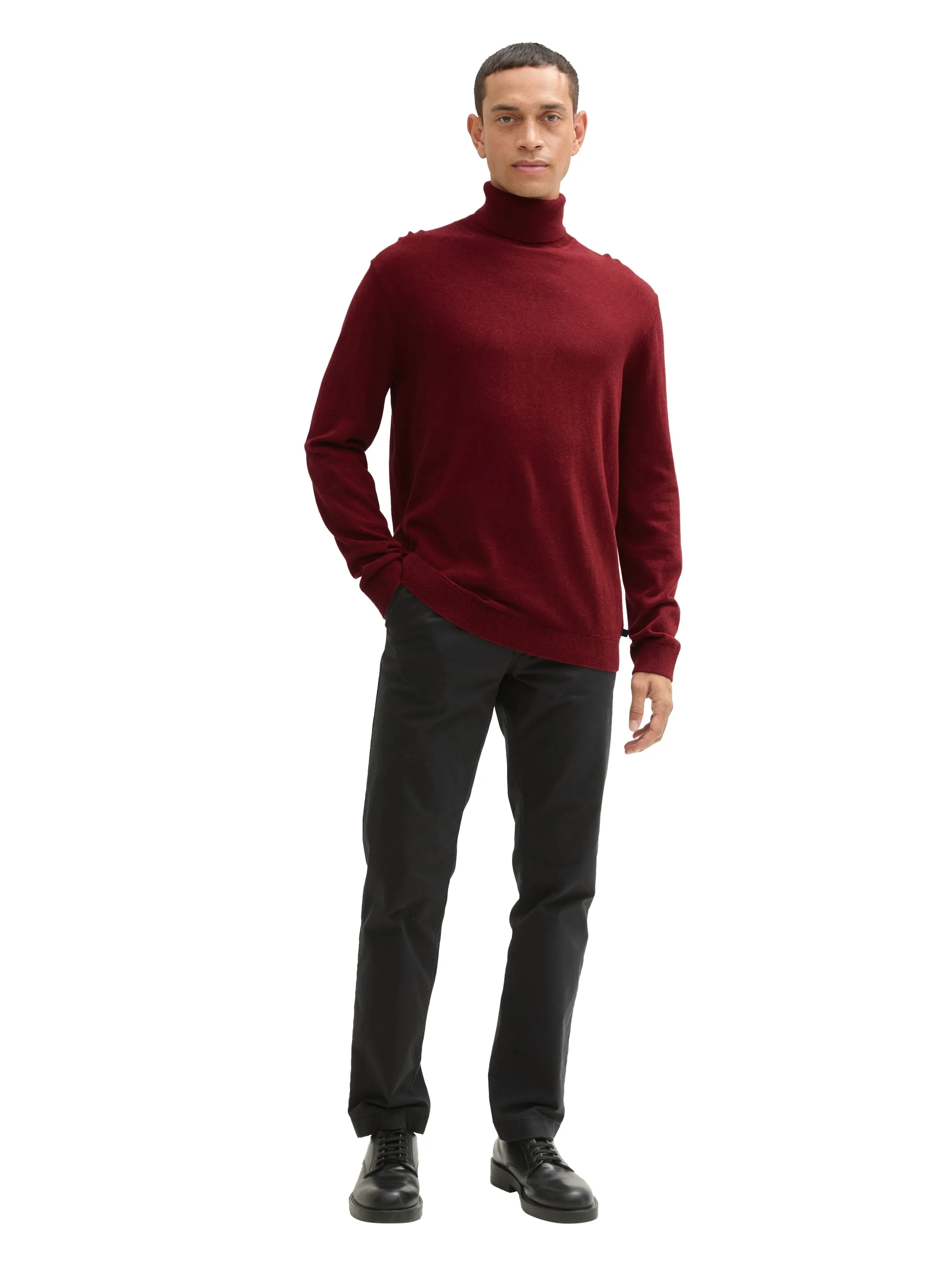 COTTONCASHMERE TURTLENECK KNIT