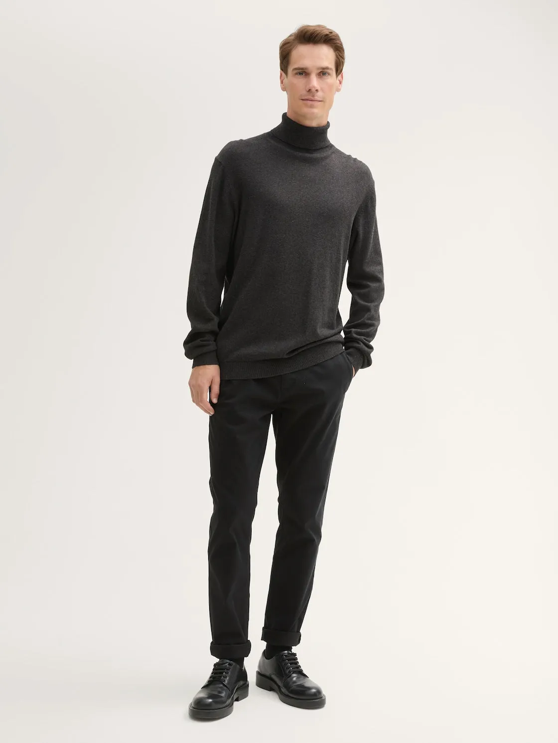 COTTONCASHMERE TURTLENECK KNIT