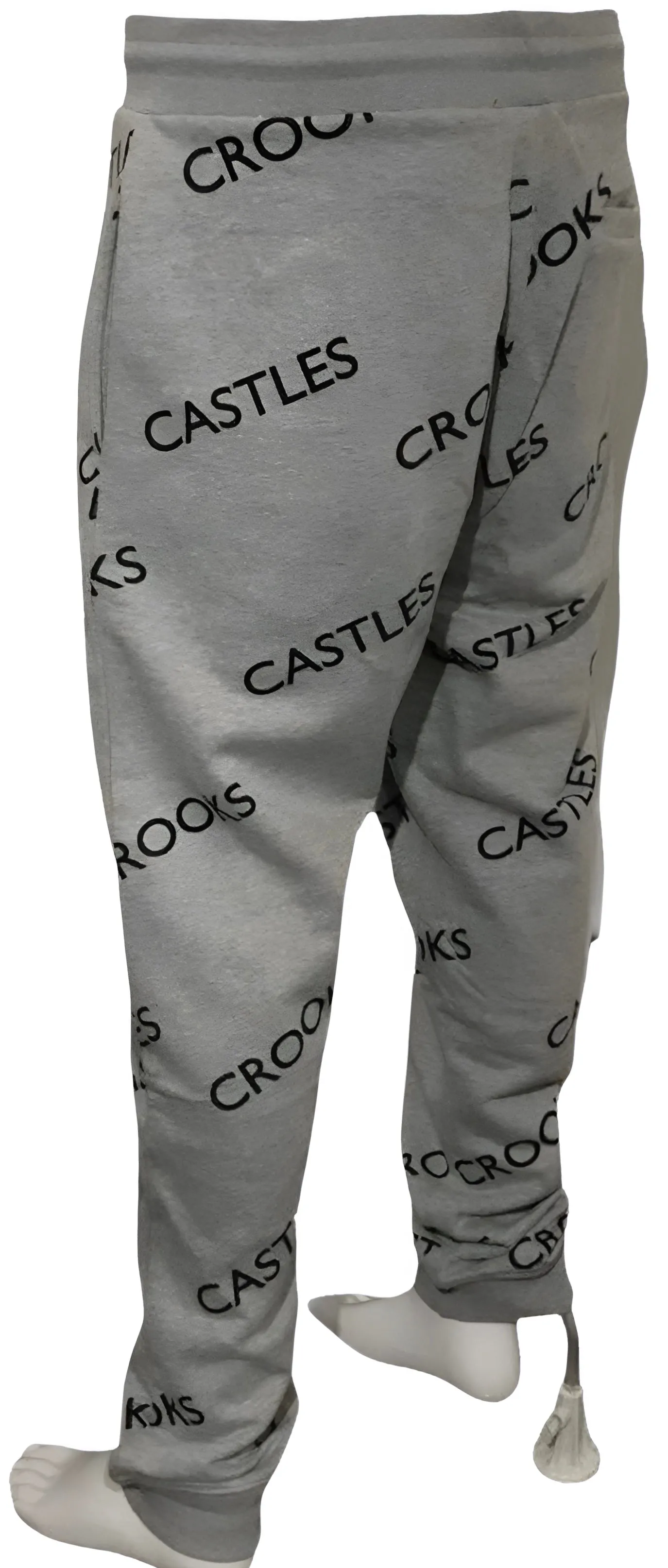 ^CROOKS & CASTLES^ (GREY) ~ALLOVER PRINT~ JOGGER SWEATPANTS