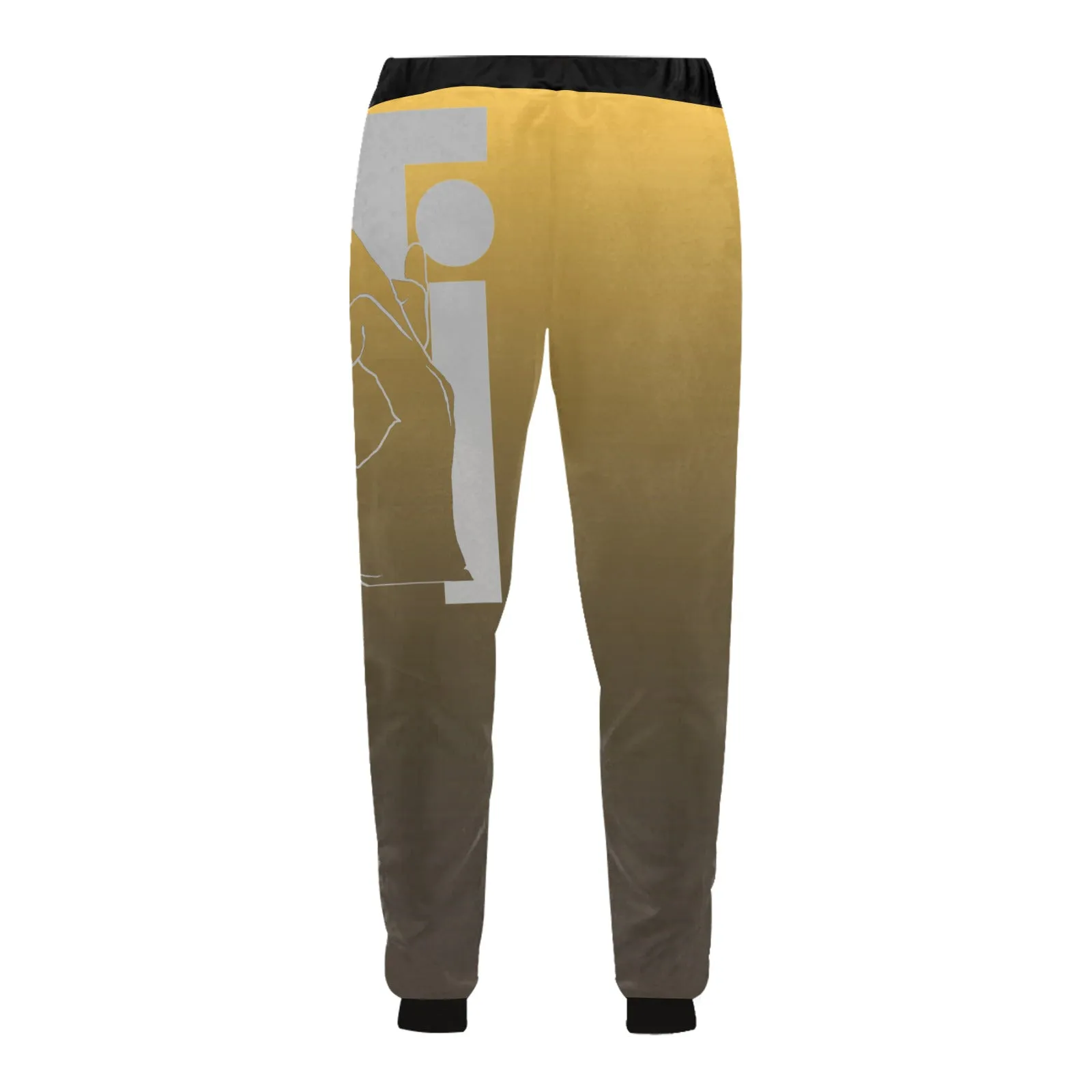 Descendants of The Island gold  casual sweat pants Unisex Casual Sweatpants