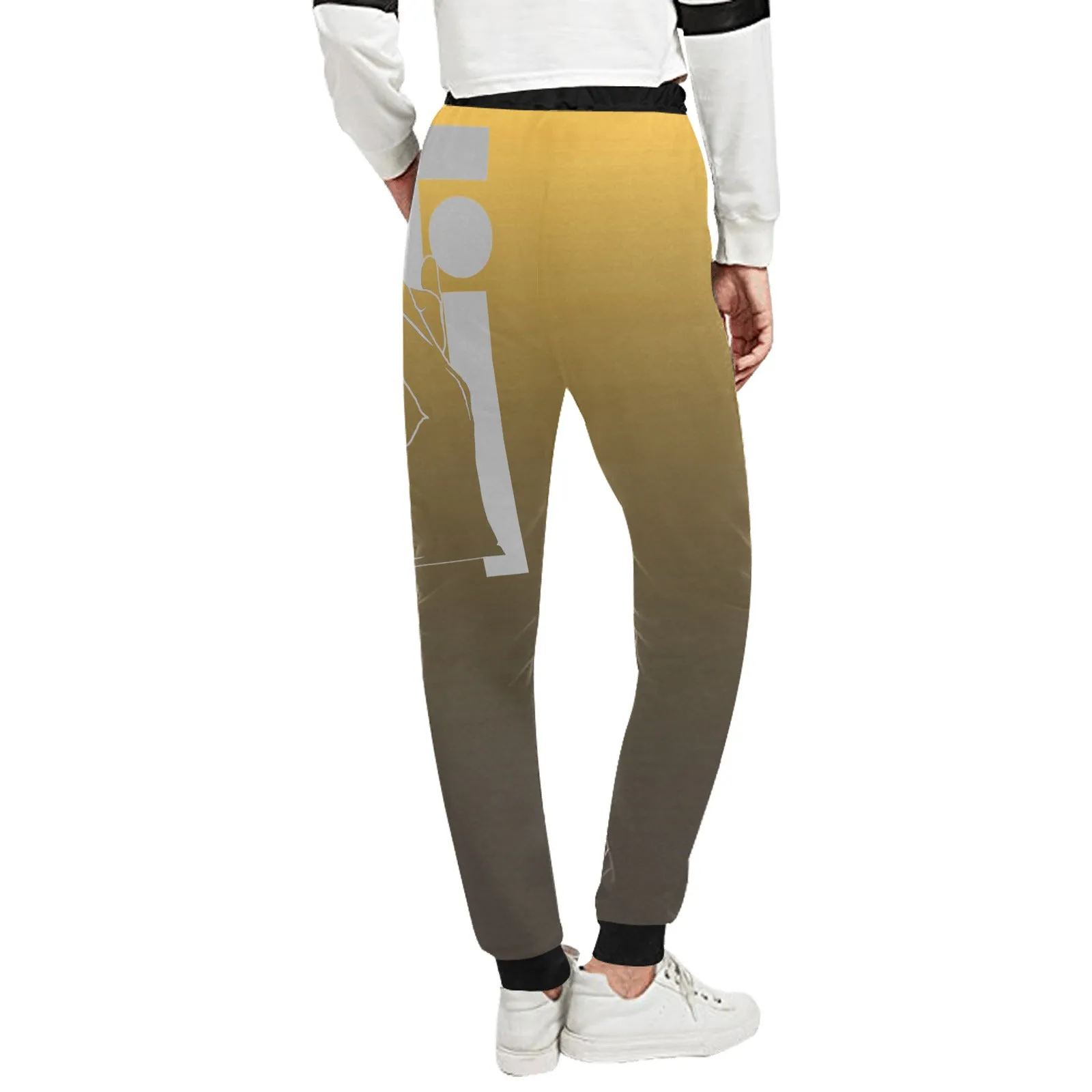 Descendants of The Island gold  casual sweat pants Unisex Casual Sweatpants