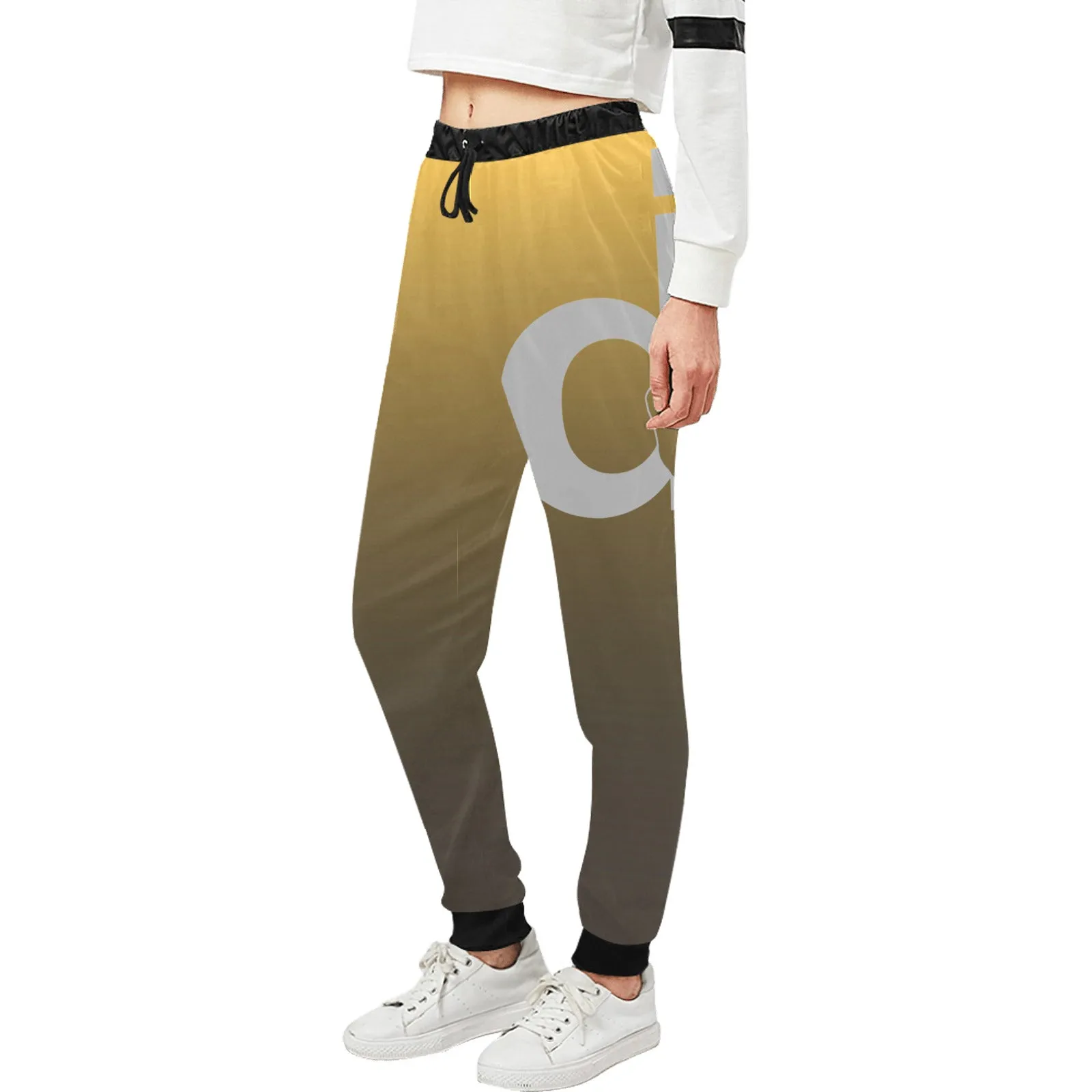 Descendants of The Island gold  casual sweat pants Unisex Casual Sweatpants