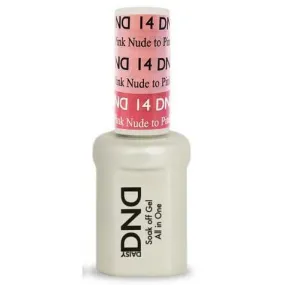 DND - Mood Change Gel - Nude to Pink 0.5 oz - #D14