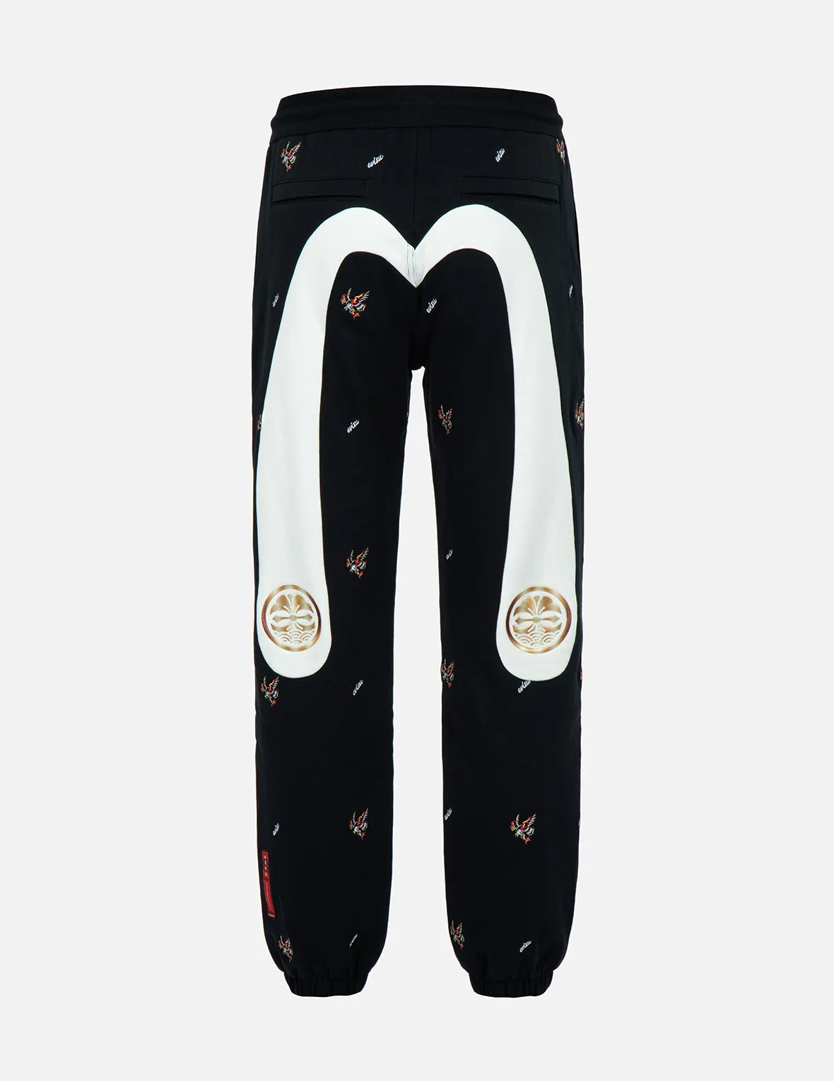 Eagle and Logo Allover Embroidery Sweatpants