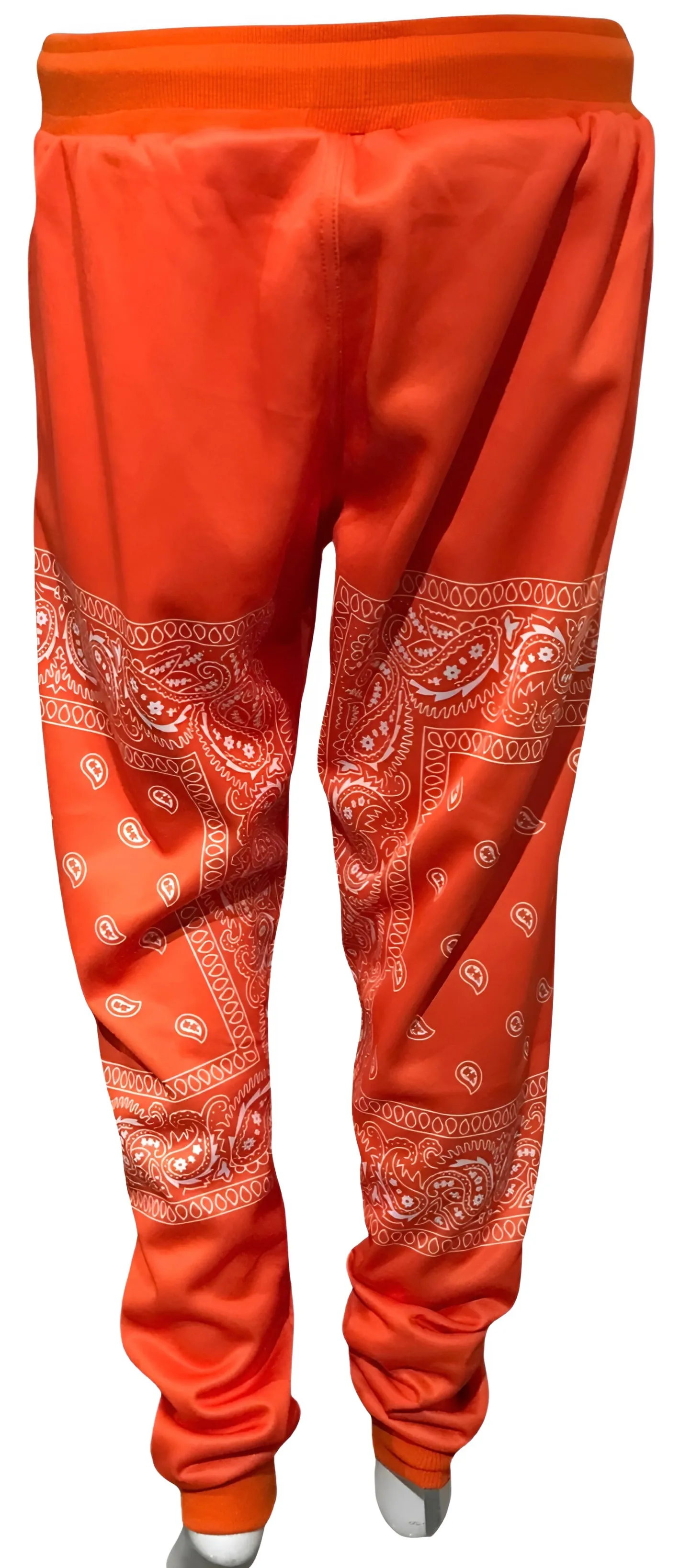 ^ECM^ ~ORANGE BANDANA~ JOGGER SWEATPANTS (FLEECY SOFT LINED)