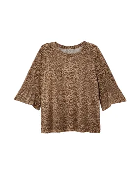 Emerson Knit Top | Tan / Black