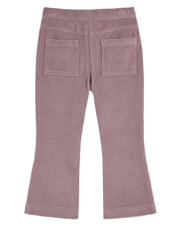 Emile et Ida Purple Velvet Flared Pants