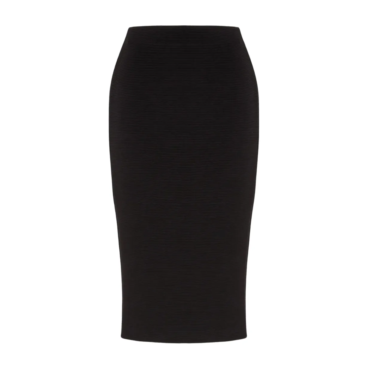 Emporio Armani Black Midi Tube Skirt