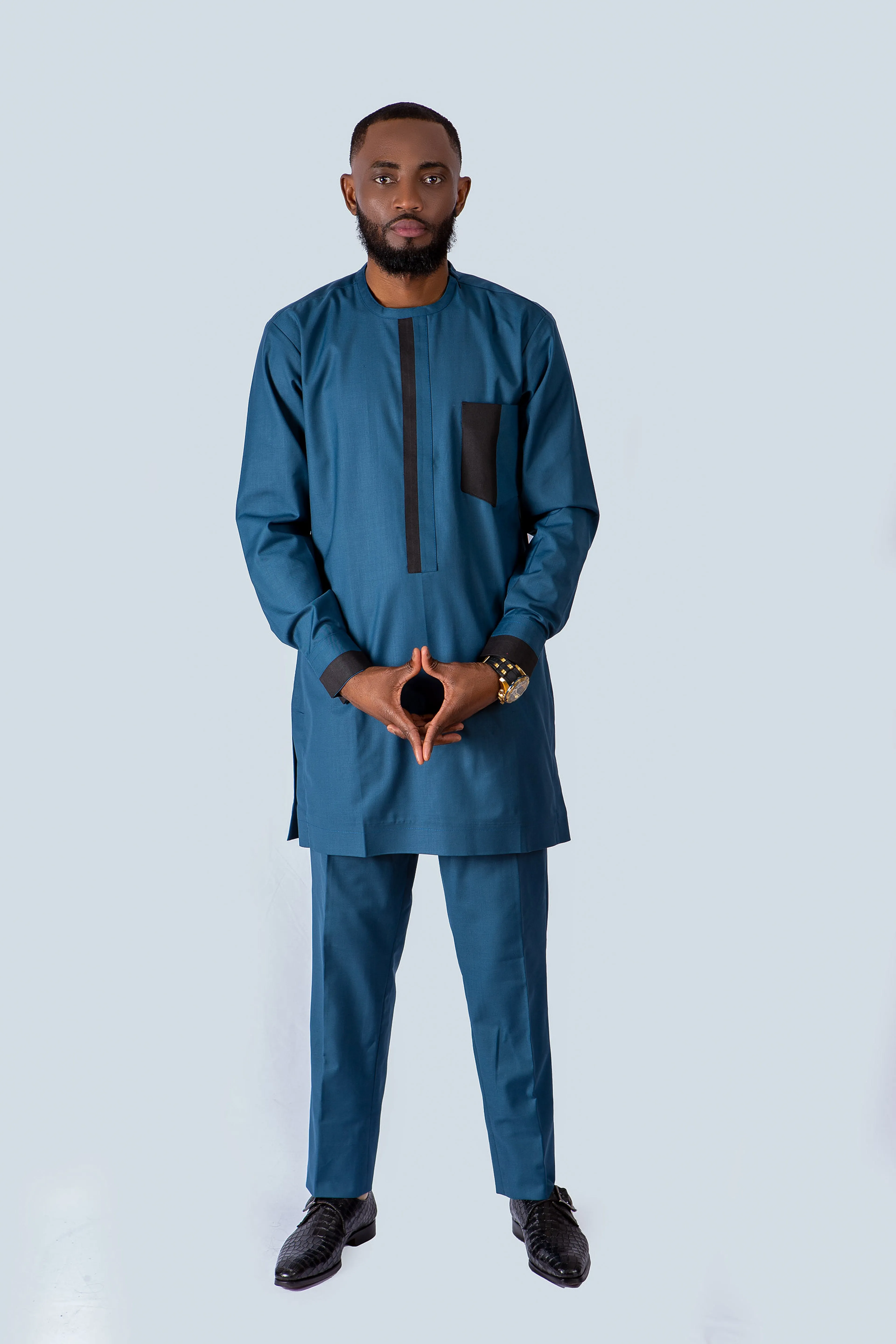 ETNICA TWO PIECE BI MVONDO LONG SLEEVE NATIVE SET