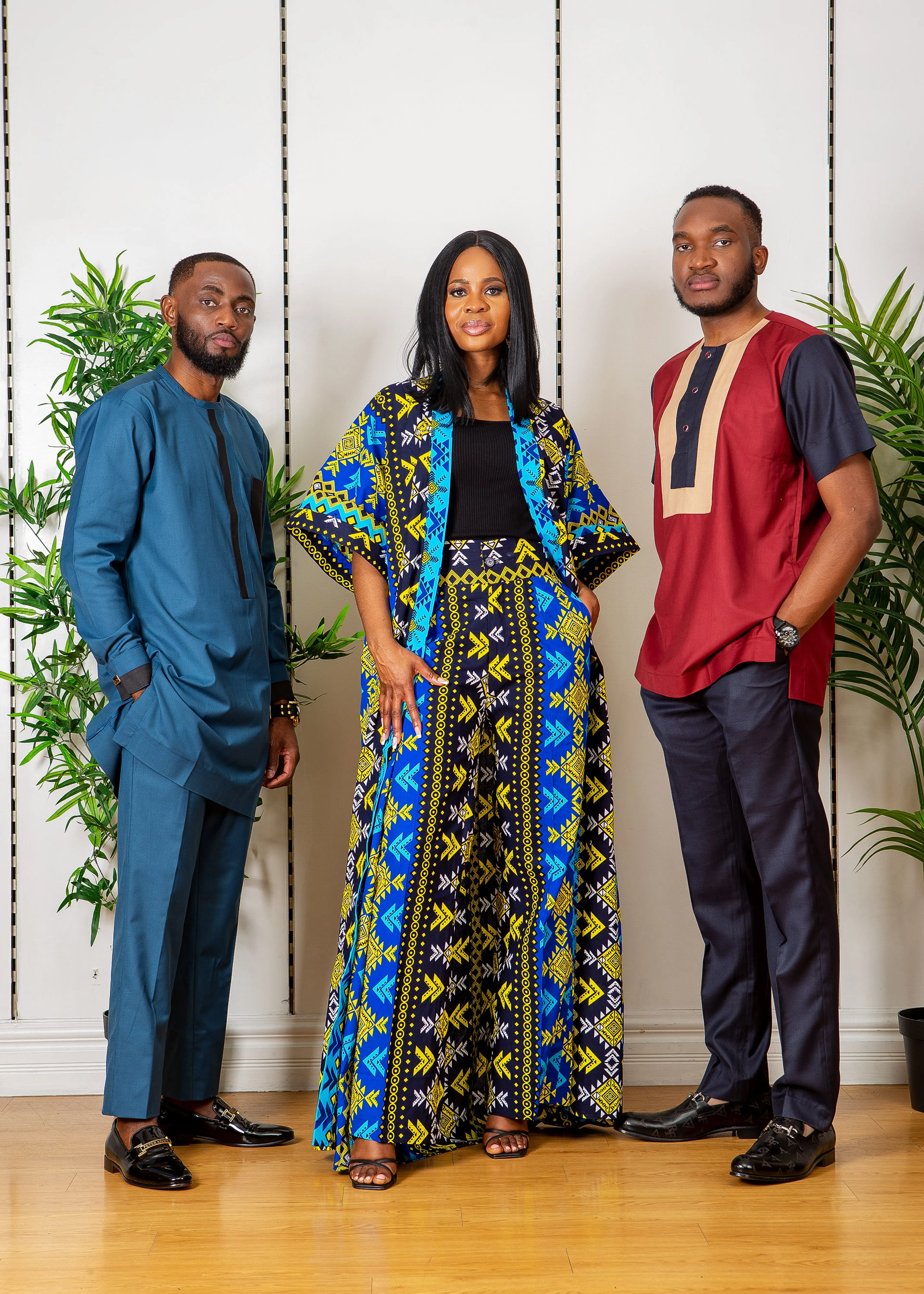 ETNICA TWO PIECE BI MVONDO LONG SLEEVE NATIVE SET