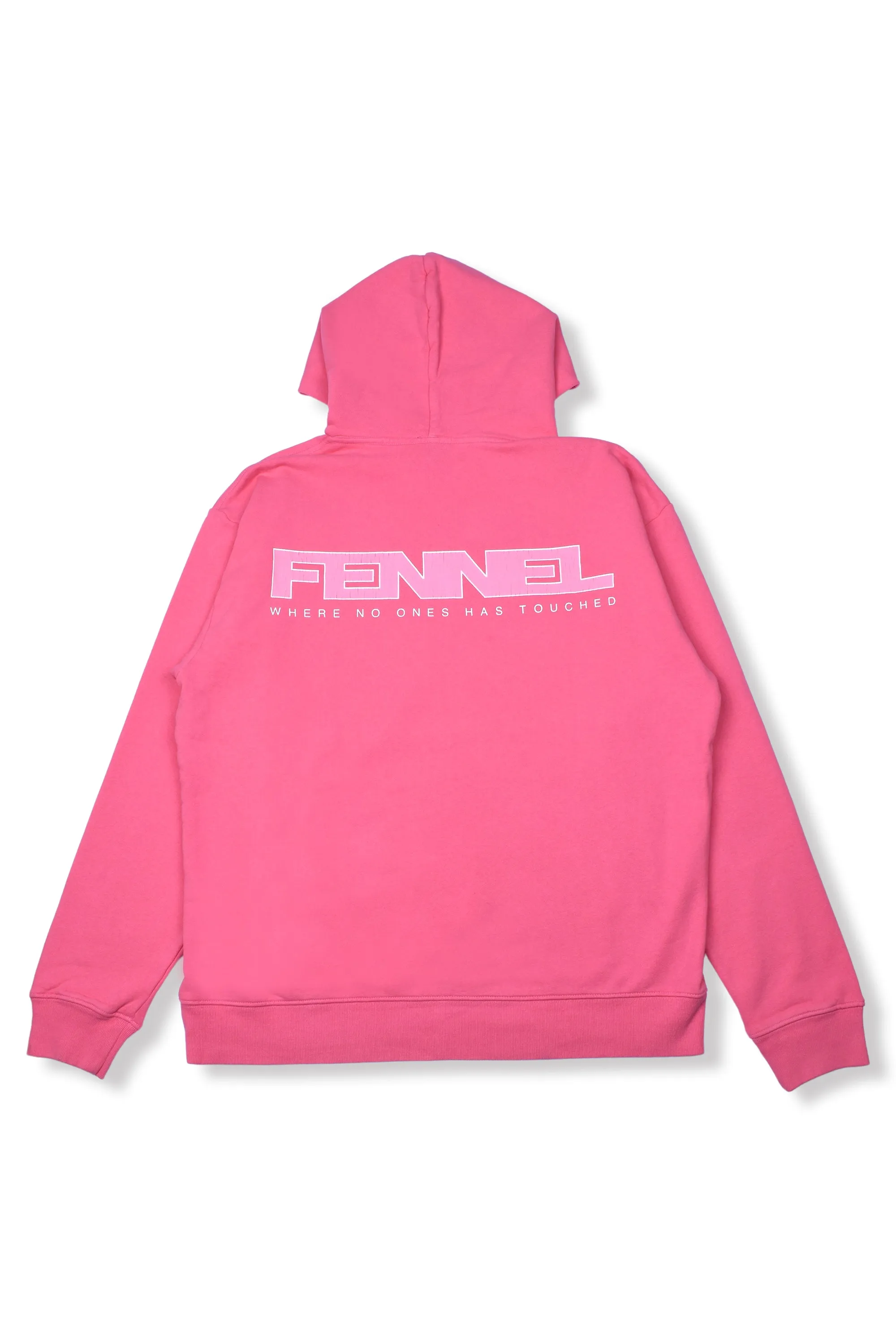 FENNEL × ECOCYCLE® BASIC LOGO PARKA/ELECTRIC PINK