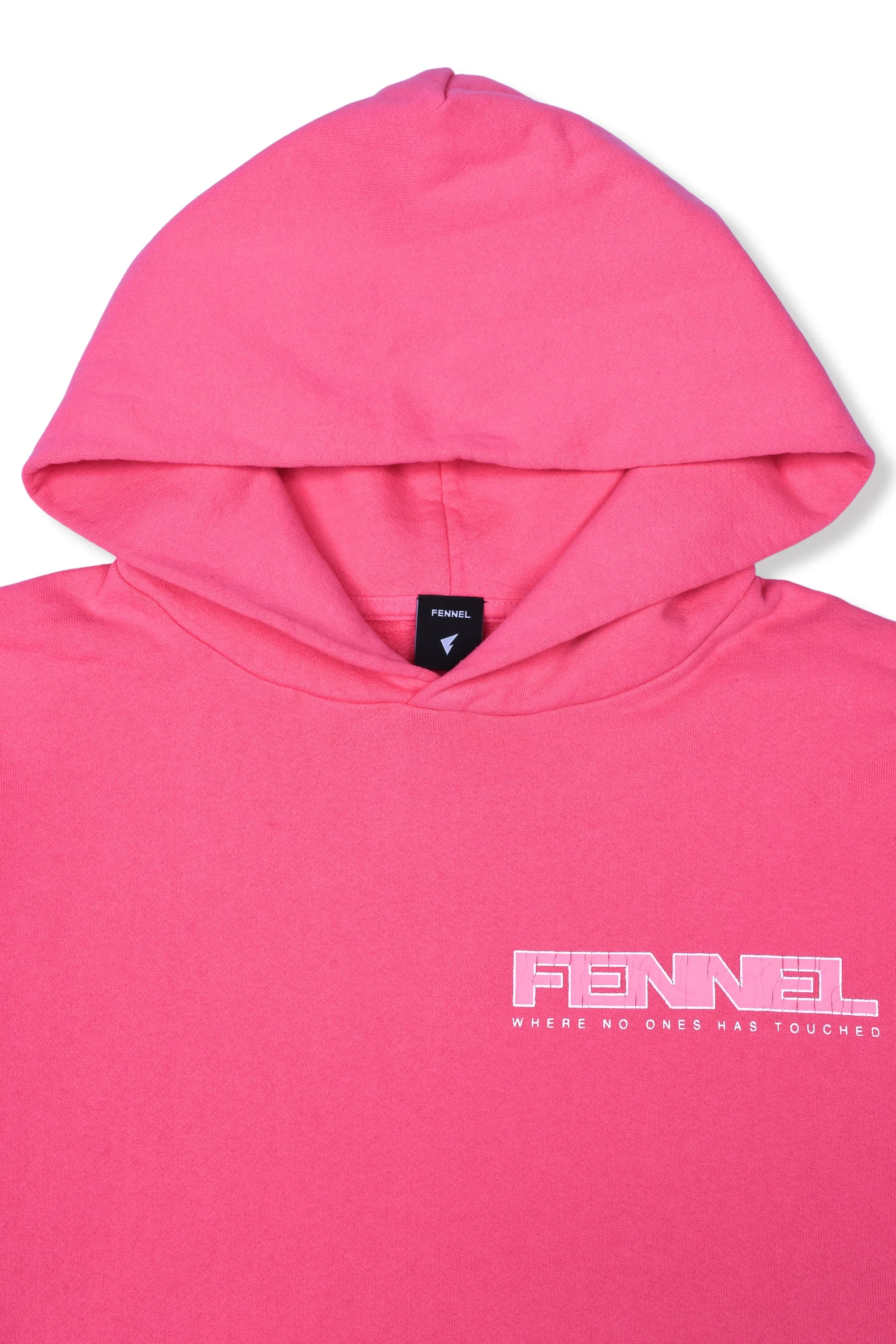 FENNEL × ECOCYCLE® BASIC LOGO PARKA/ELECTRIC PINK